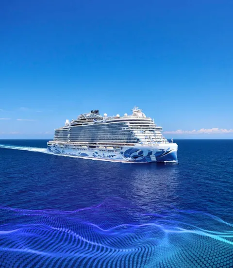 Norwegian Prima at sea
