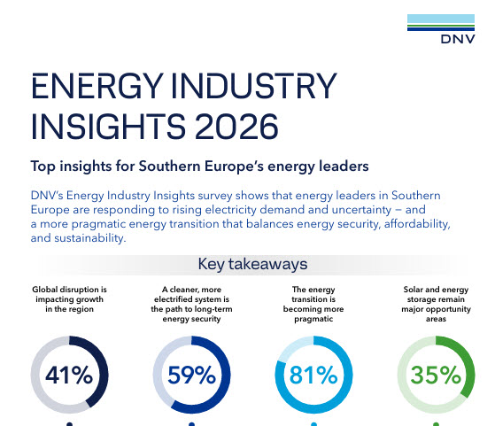 Energy Industry Insights 2026 - Top insights for Southern Europe's energy leaders