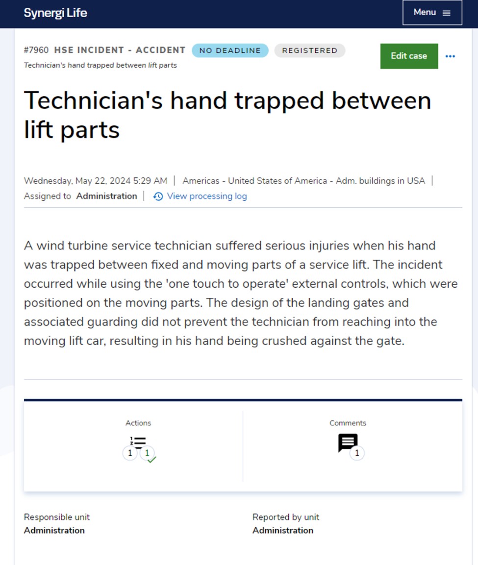 Synergi AI Assistant completes tasks from user input, enhancing user experience and standardisation
