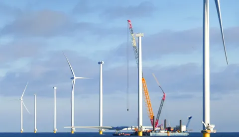 Construction of an offshore wind farm