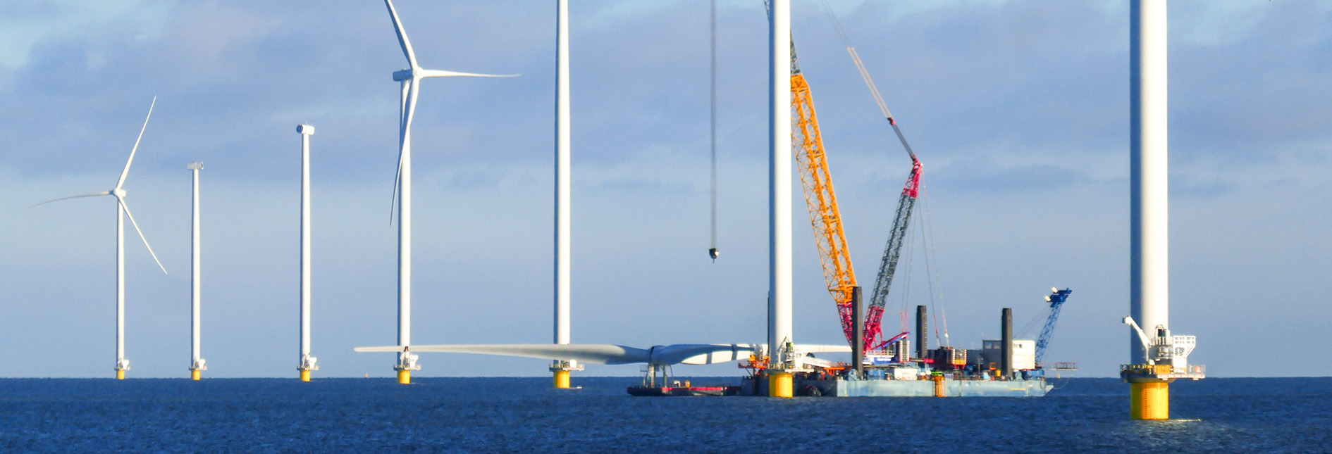 Construction of an offshore wind farm