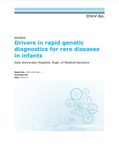Drivers in rapid genetic diagnostics for rare diseases in infants