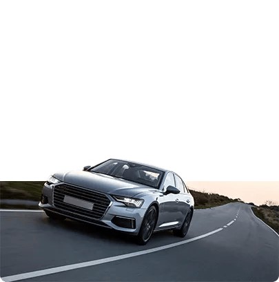 Car driving on the road