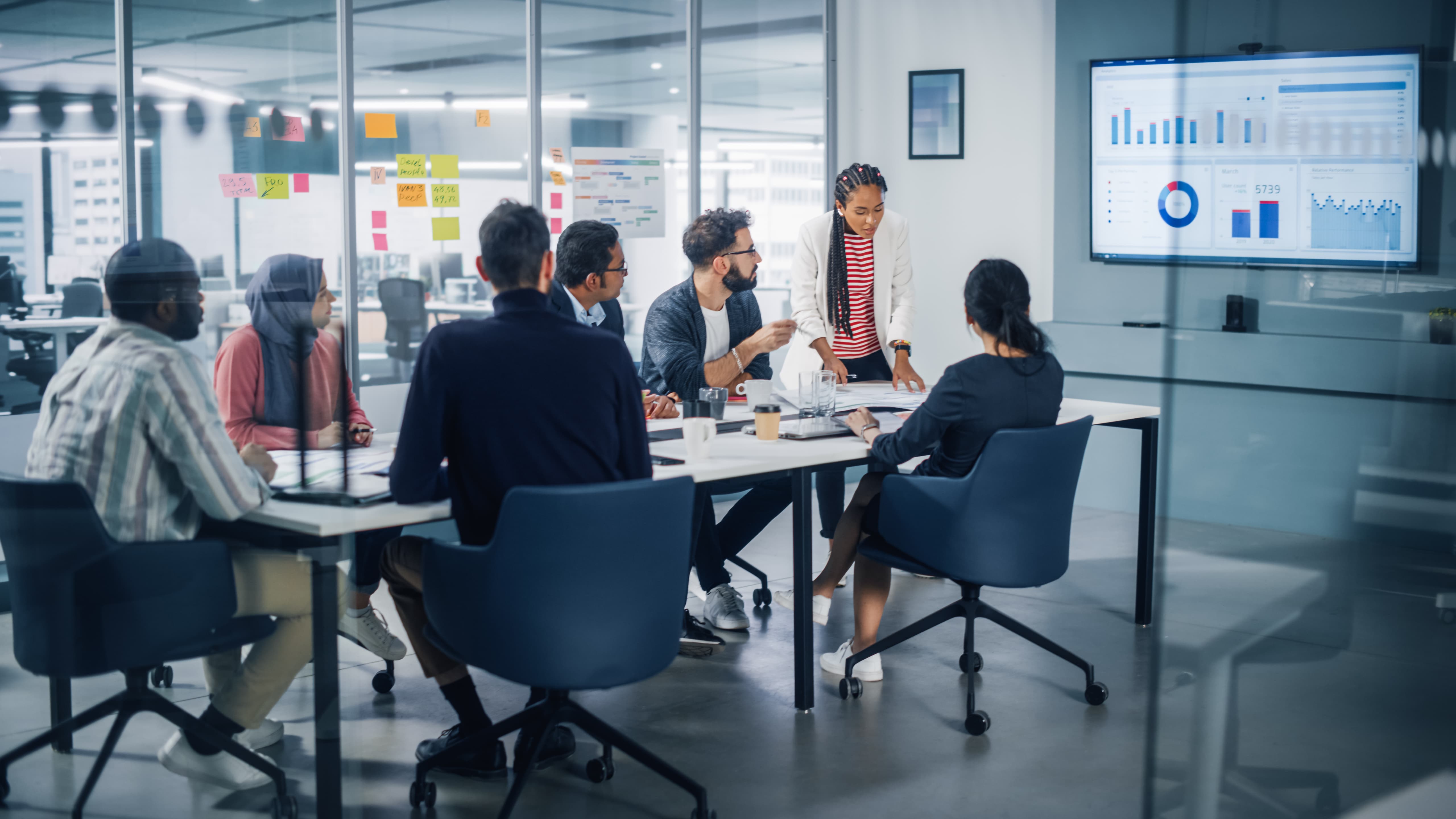 electric grid workers using software solution