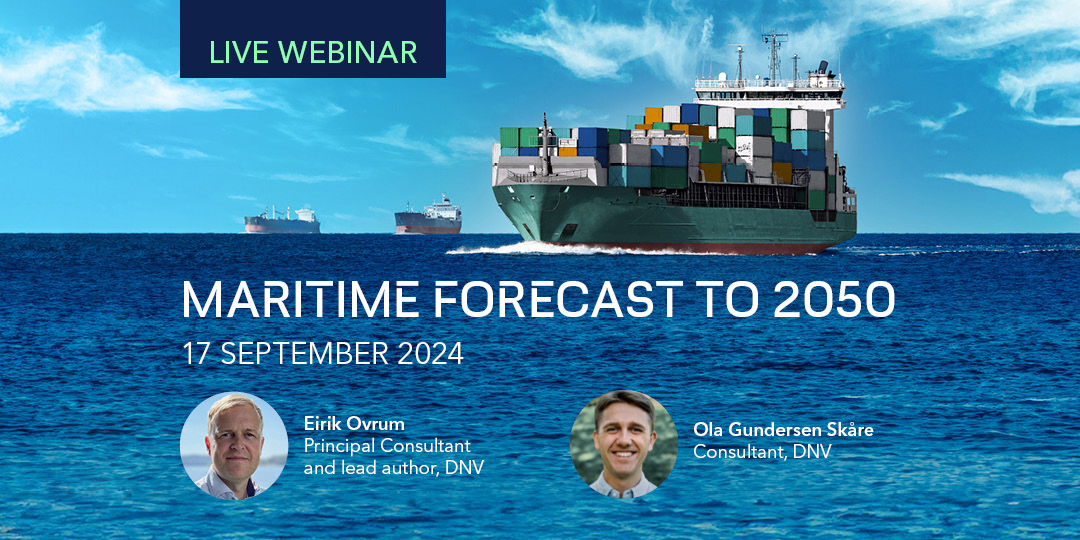 Webinar: Maritime Forecast to 2050 - an update on shipping’s decarbonization journey