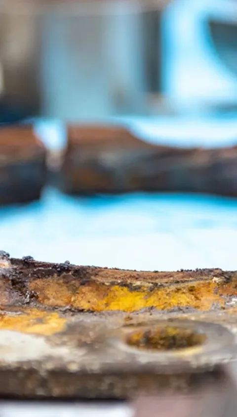 Corroded item used for testing