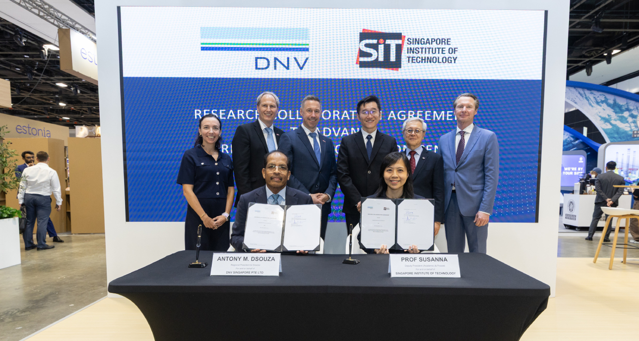 DNV and SIT sign new agreement to advance Singapore’s remote and autonomous maritime capabilities