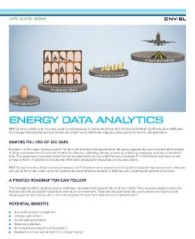 Energy data analytics brochure