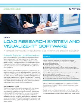 Load research system and visualize IT software