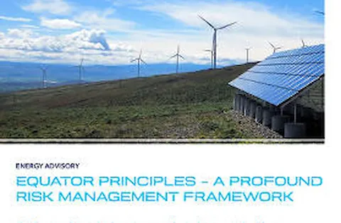 Equator principles for environmental and social risk management
