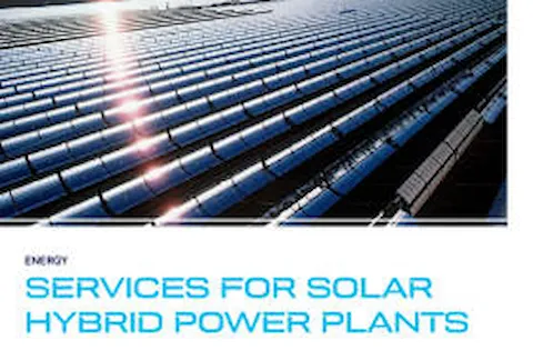 Services for solar hybrid power plants