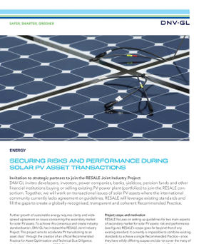 RESALE Joint Industry Project