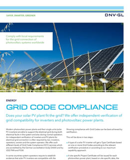 Grid Code Compliance for Solar