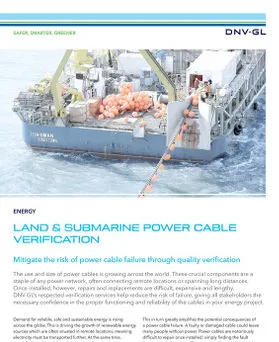 Power Cable Verification 