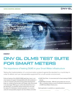 DLMS test suite for smart meters