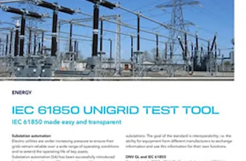 IEC 61850 UniGrid test tool