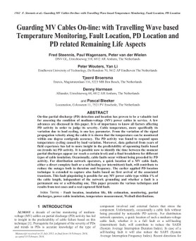 Smart Cable Guard guarding MV cables online