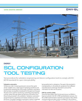 Substation configuration language tool testing