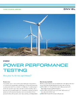 Power performance testing flyer