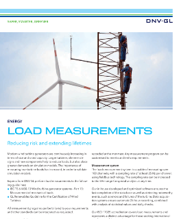 Load measurements for wind turbines