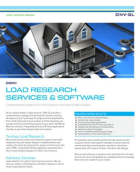 Load research services and software