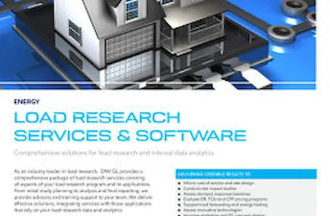 Load research services and software