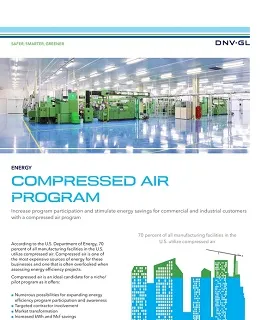 Compressed air program flyer