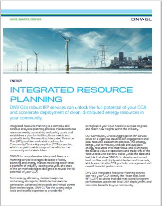 Integrated Resource Planning
