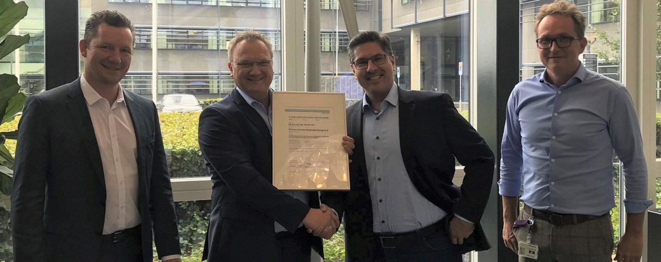 Siemens Gamesa’s newest 8 MW offshore wind turbine obtains DNV GL Type Certification