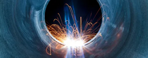 In-service welding of mixture pipelines