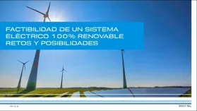 Factibilidad de un sistema eléctrico 100% renovable webinar