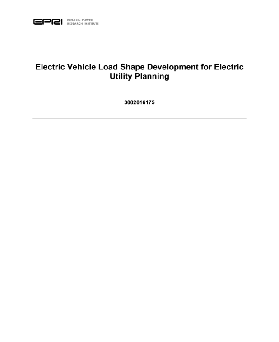 EV load shape development white paper