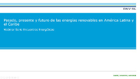 Pasado presente futuro de las energías renovables webinar