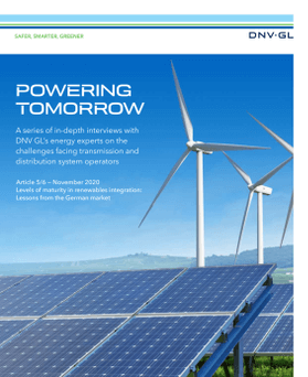 Powering tomorrow - levels of maturity