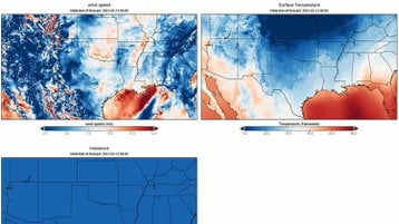 Texas cold snap animation