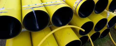 Non-metallic composite pipes