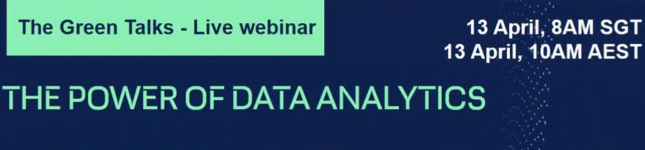 GPM Green Talks - S2E4 the power of data analytics webinar