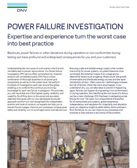 Power Failure Investigation