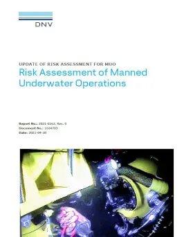 Risk assessment of manned underwater operations 