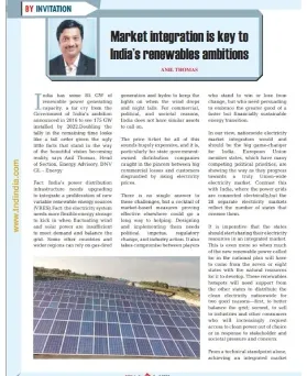 Market integration is key to India’s renewables ambitions