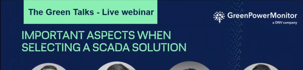 GPM Green Talks - S2E5 important aspects when selecting a SCADA webinar