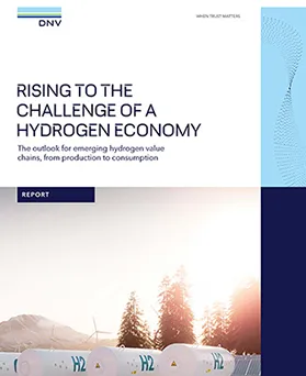 Rising to the challenge of a hydrogen economy (report front cover)