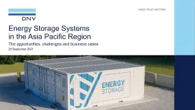 Energy storage systems in the Asia-Pacific region