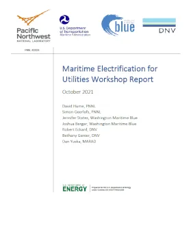 Maritime electrification for utilities workshop