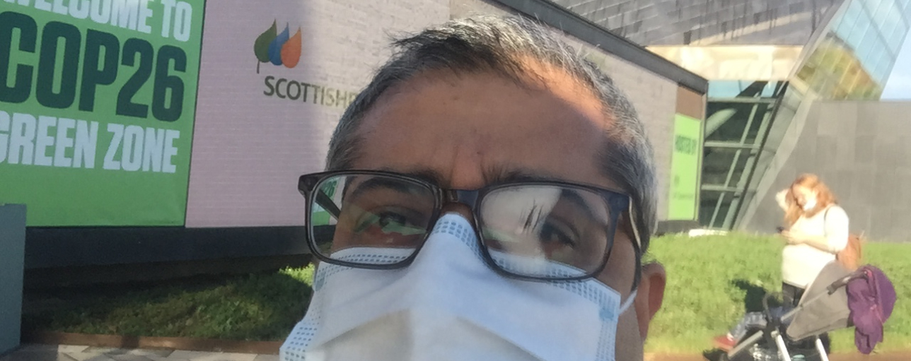 Al-Karim Govindji at COP26