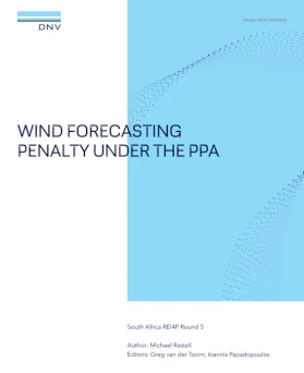 Wind forecasting penalty under PPA
