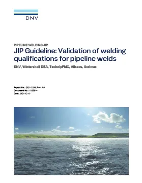 Validation of welding qualifications for pipeline welds