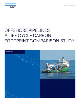 Offshore pipelines carbon footprint
