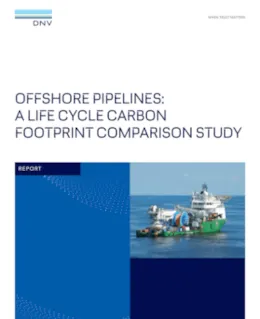 Offshore pipelines carbon footprint