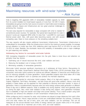 WINDPRO Maximising resources with wind-solar hybrids